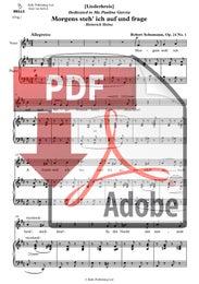 Schumann, Robert: Liederkreis, Op. 24