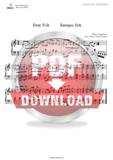 Ingelius, Hugo (Arr. Hans Aufrichtig): Kung Erik (Klavier)