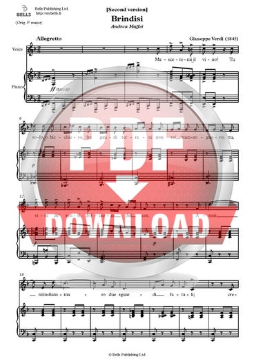 Verdi, Giuseppe: Brindisi