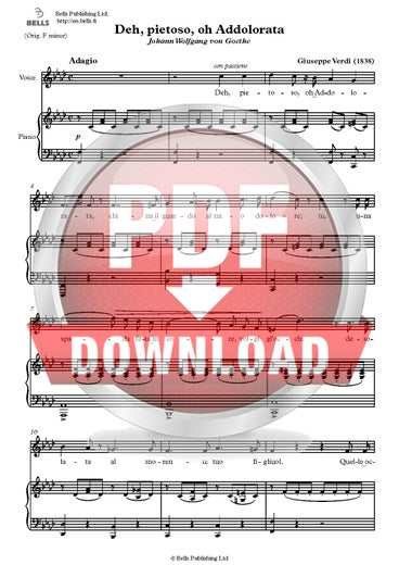 Verdi, Giuseppe: Deh, pietoso, oh Addolorata