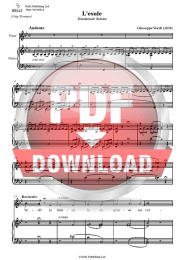 Verdi, Giuseppe: L'esule