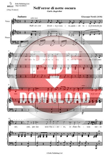 Verdi, Giuseppe: Nell'orror di notte oscura
